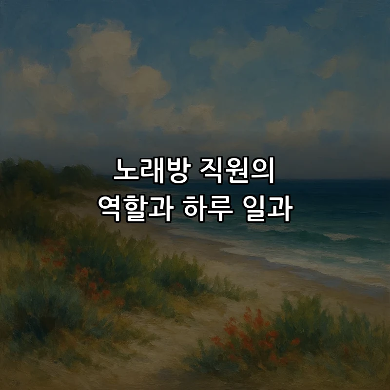 노래방 직원의 역할과 하루 일과