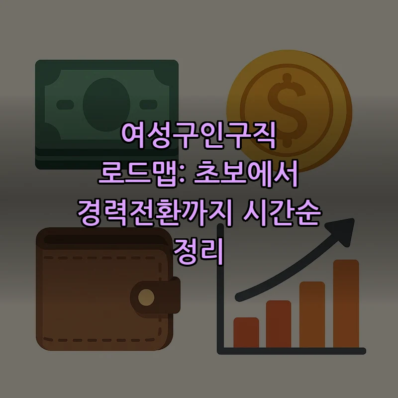 여성구인구직 로드맵: 초보에서 경력전환까지