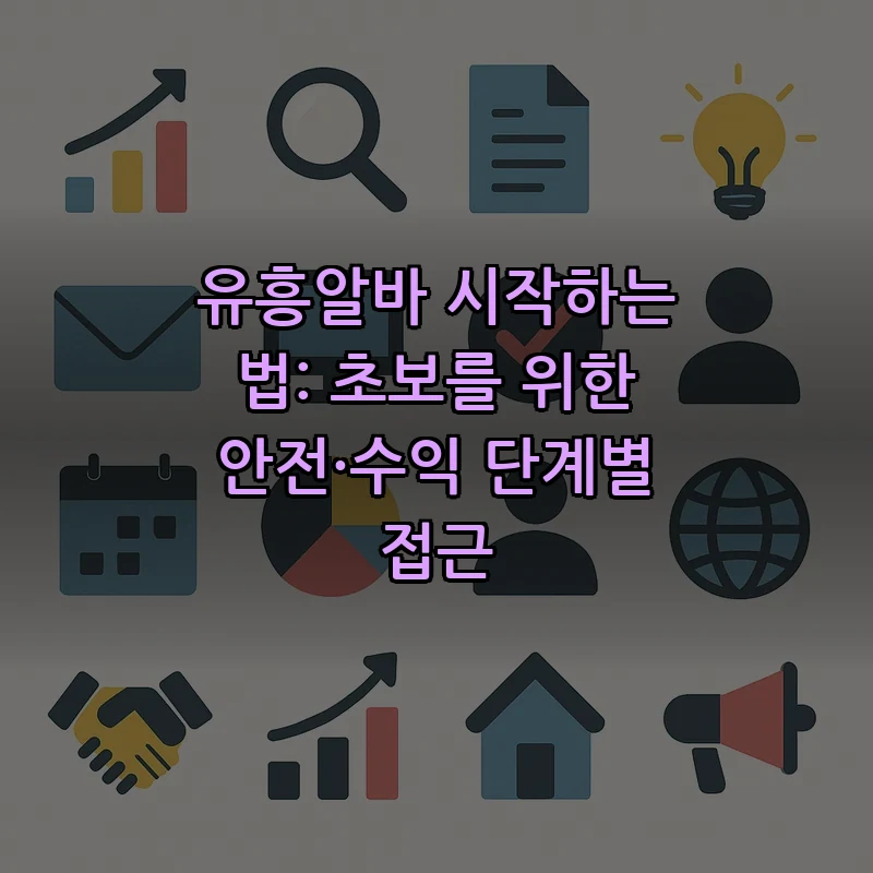 유흥알바 안전하게 시작하는 법: 초보 가이드