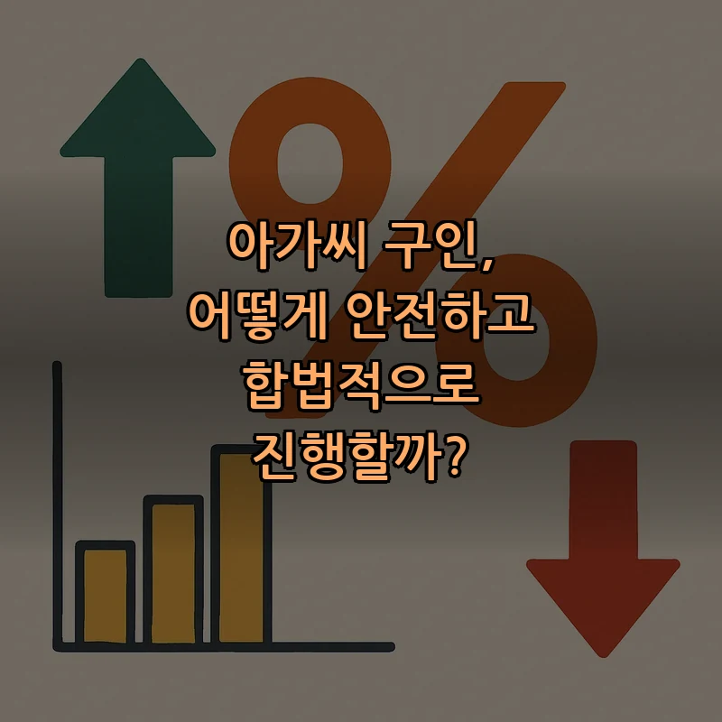 아가씨 구인 안전하게 진행하는 방법과 법적 요건