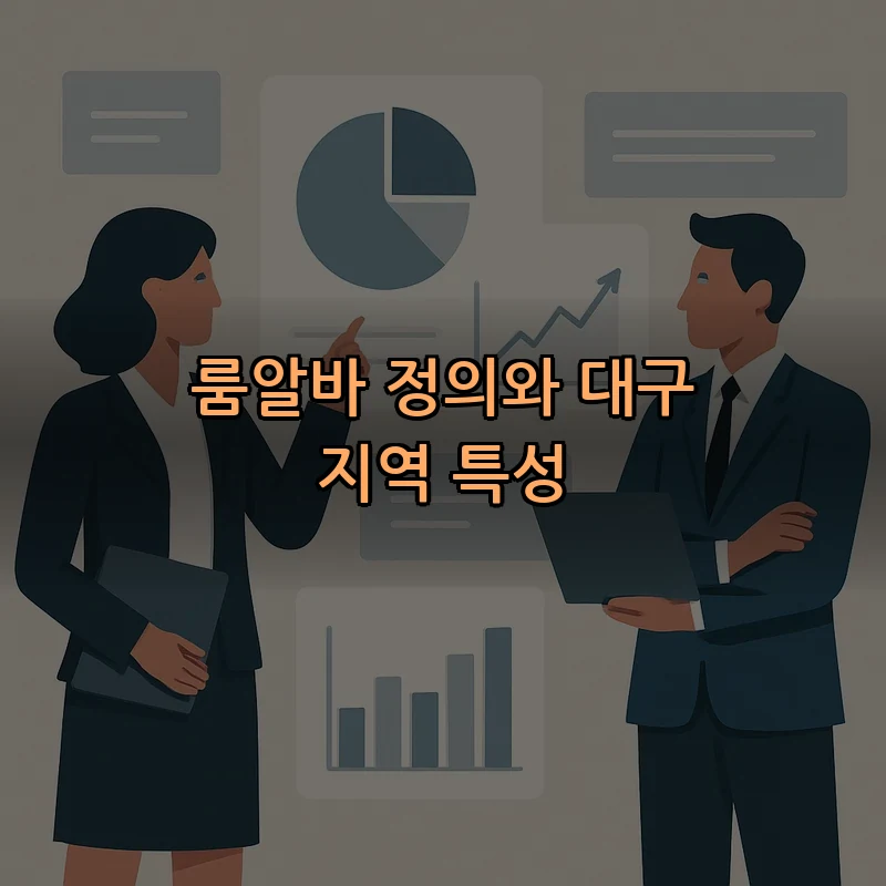룸알바 정의와 대구 지역 특성