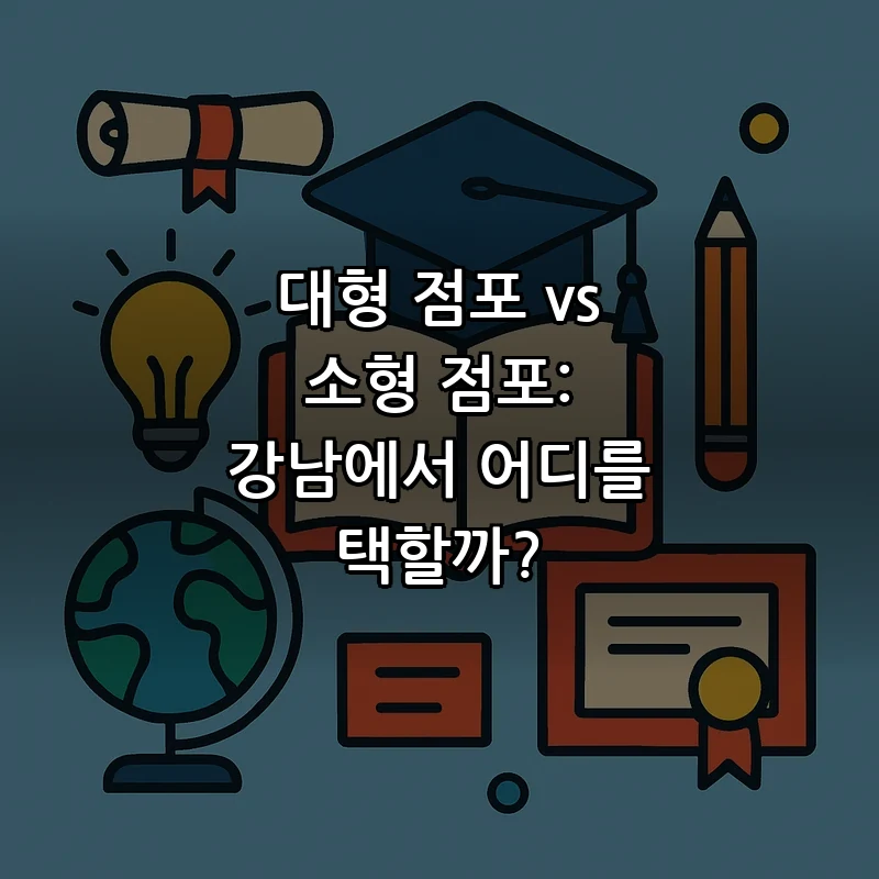 대형 점포 vs 소형 점포: 강남에서 어디를 택할까?