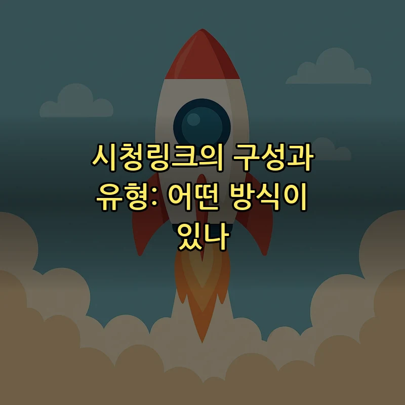 시청링크의 구성과 유형: 어떤 방식이 있나