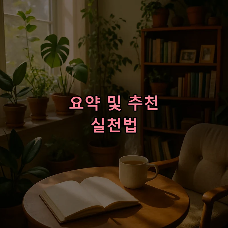 요약 및 추천 실천법