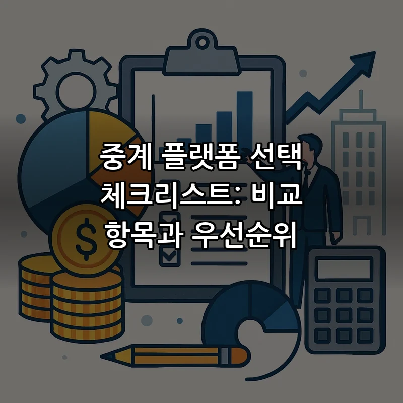 중계 플랫폼 선택 체크리스트: 비교 항목과 우선순위