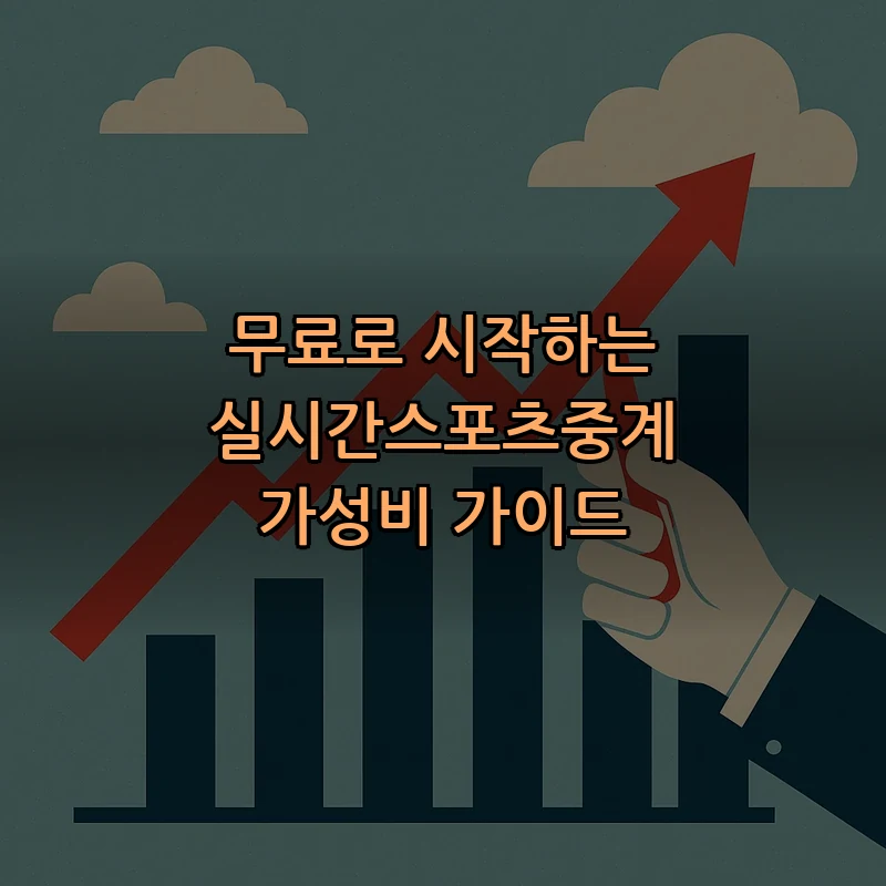 무료로 실시간 스포츠 중계, 가성비 완벽 가이드