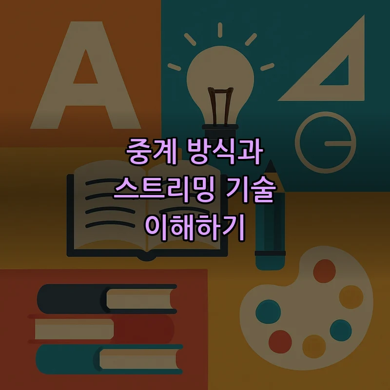 중계 방식과 스트리밍 기술 이해하기