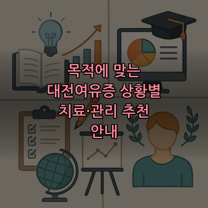 대전여유증 자가진단 방법과 치료법 안내
