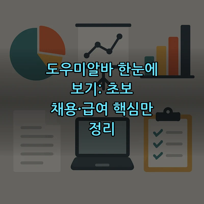 도우미알바: 초보자를 위한 채용·급여 가이드