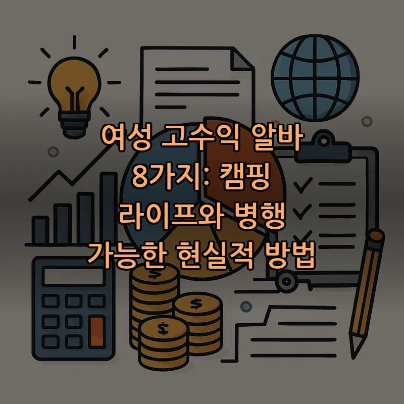 여성 고수익 알바 8가지: 현실 적인 방법