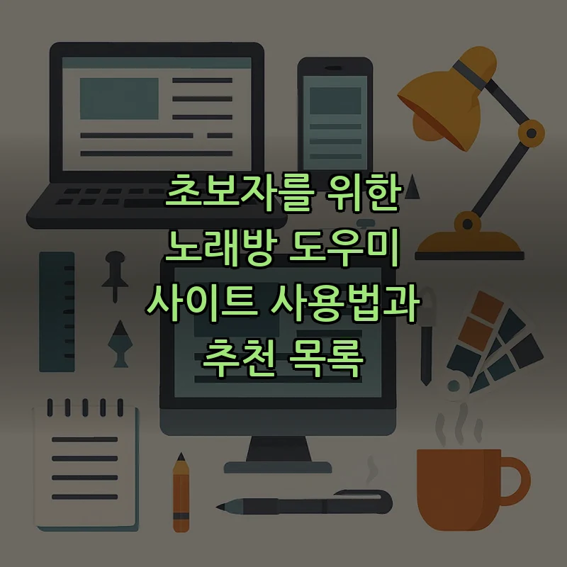 초보자를 위한 노래방 도우미 사이트 사용법과 추천 목록 커버 이미지