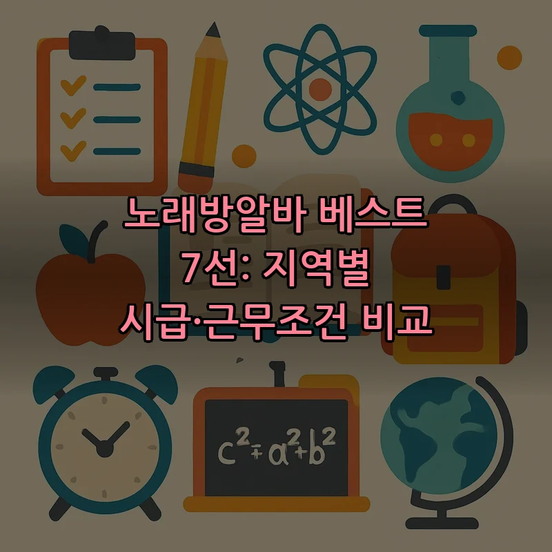 노래방알바 가이드: 지역별 시급과 근무조건 비교