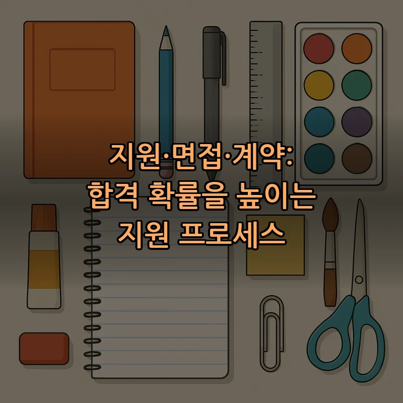 지원·면접·계약: 합격 확률을 높이는 지원 프로세스