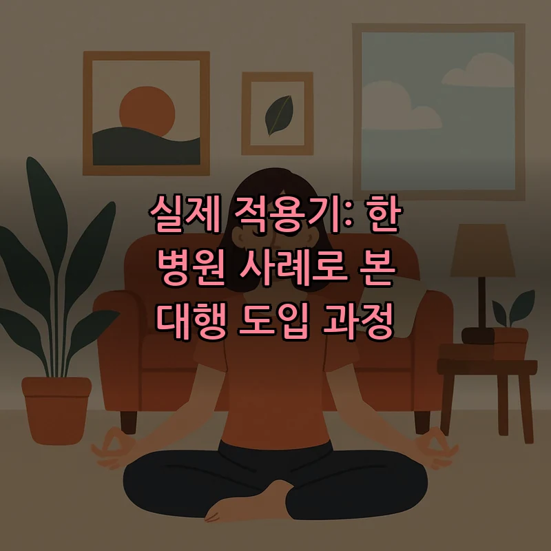 실제 적용기: 한 병원 사례로 본 대행 도입 과정