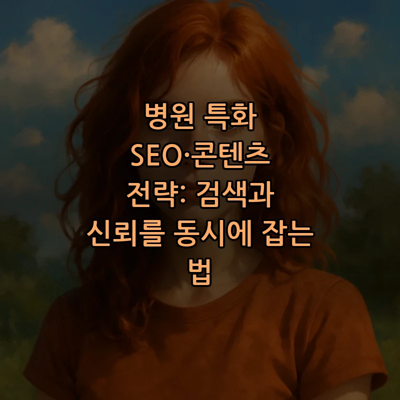 병원 특화 SEO·콘텐츠 전략: 검색과 신뢰를 동시에 잡는 법