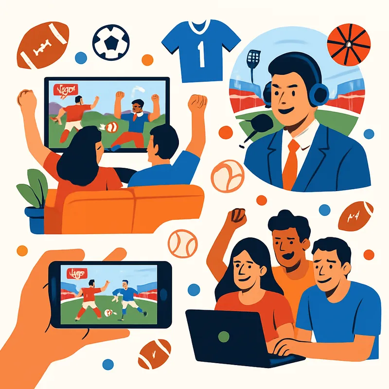 스포츠 중계 서비스 유형별 정리