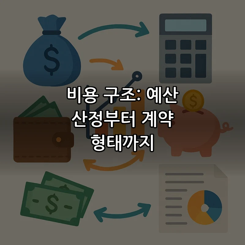 비용 구조: 예산 산정부터 계약 형태까지
