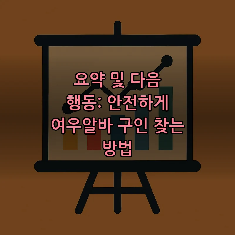 요약 및 다음 행동: 안전하게 여우알바 구인 찾는 방법
