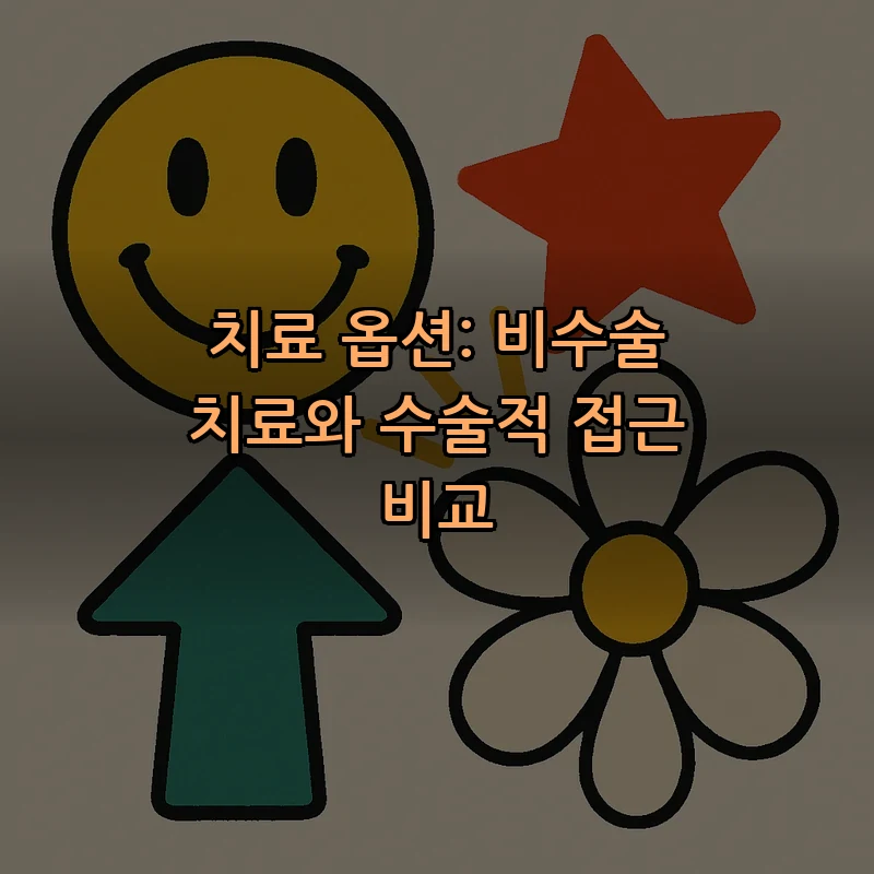 치료 옵션: 비수술 치료와 수술적 접근 비교
