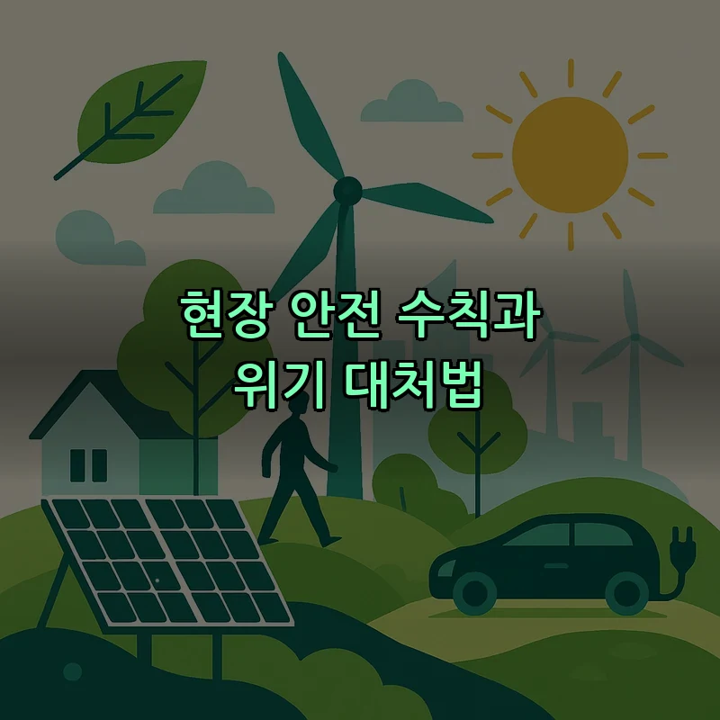 현장 안전 수칙과 위기 대처법