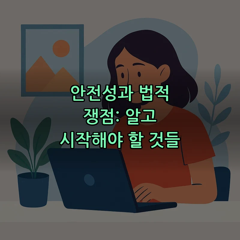 안전성과 법적 쟁점: 알고 시작해야 할 것들