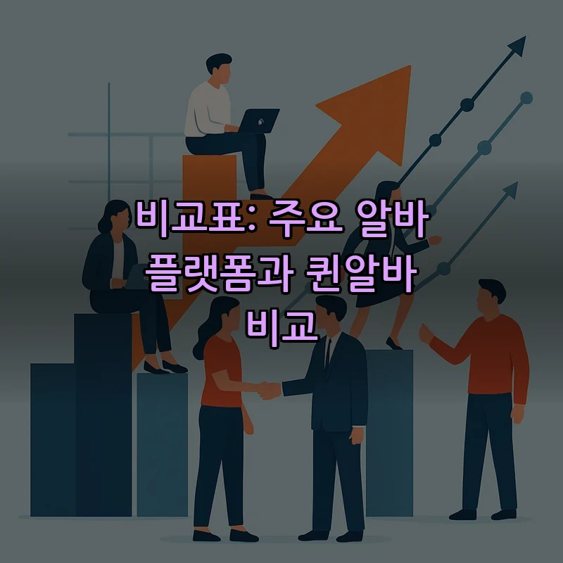 비교표: 주요 알바 플랫폼과 퀸알바 비교