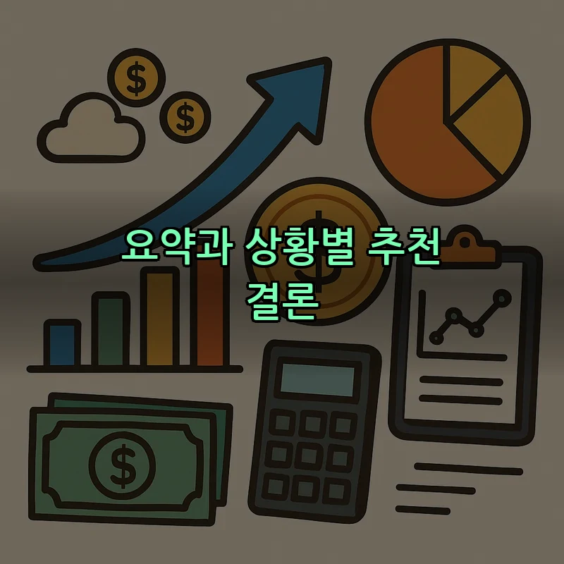 요약과 상황별 추천 결론