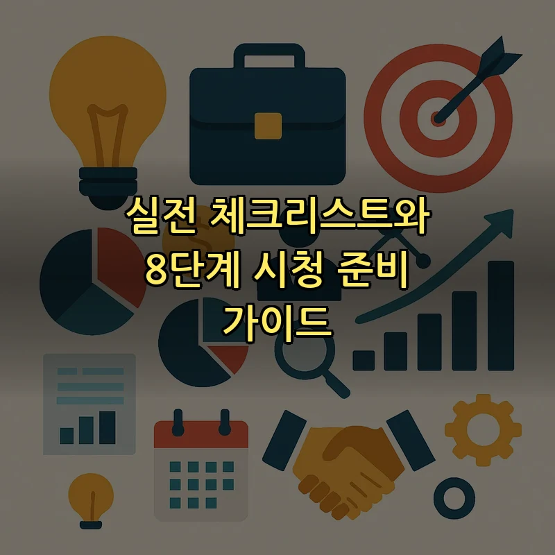 실전 체크리스트와 8단계 시청 준비 가이드