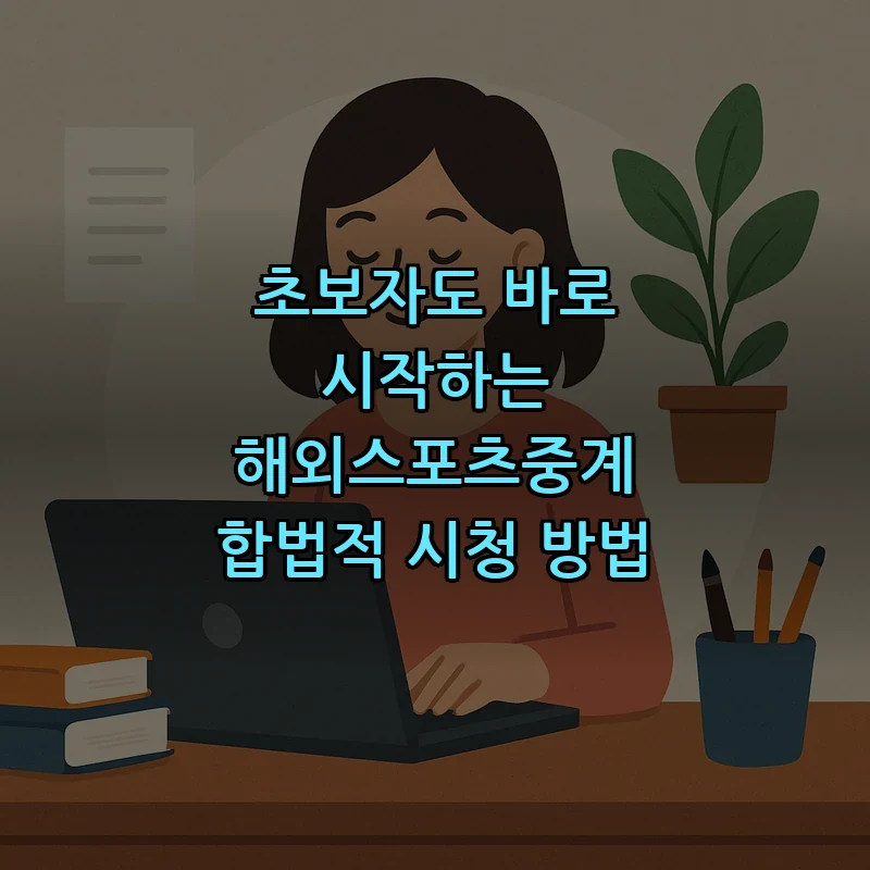 해외스포츠중계 가이드 - 실시간 중계 시청 방법 5가지