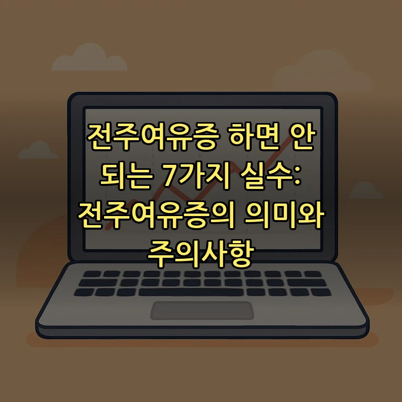 전주여유증이란? 정의와 역사적 배경