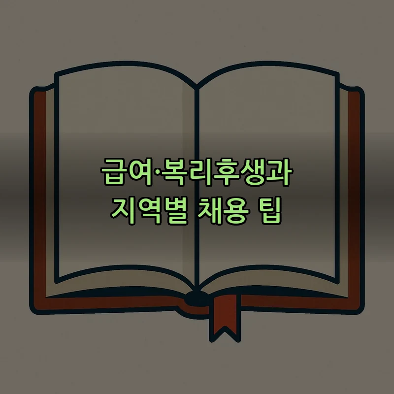 급여·복리후생과 지역별 채용 팁