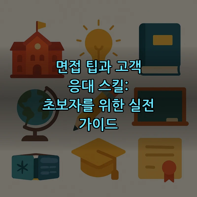 면접 팁과 고객 응대 스킬: 초보자를 위한 실전 가이드