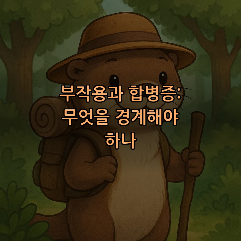부작용과 합병증: 무엇을 경계해야 하나
