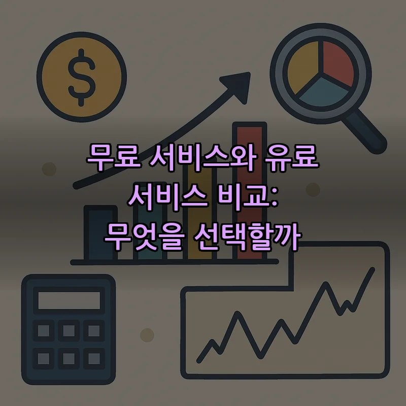 무료 서비스와 유료 서비스 비교: 무엇을 선택할까