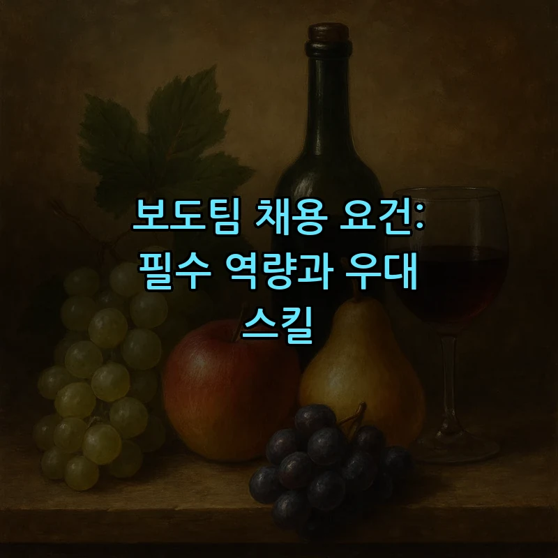 보도팀 채용 요건: 필수 역량과 우대 스킬