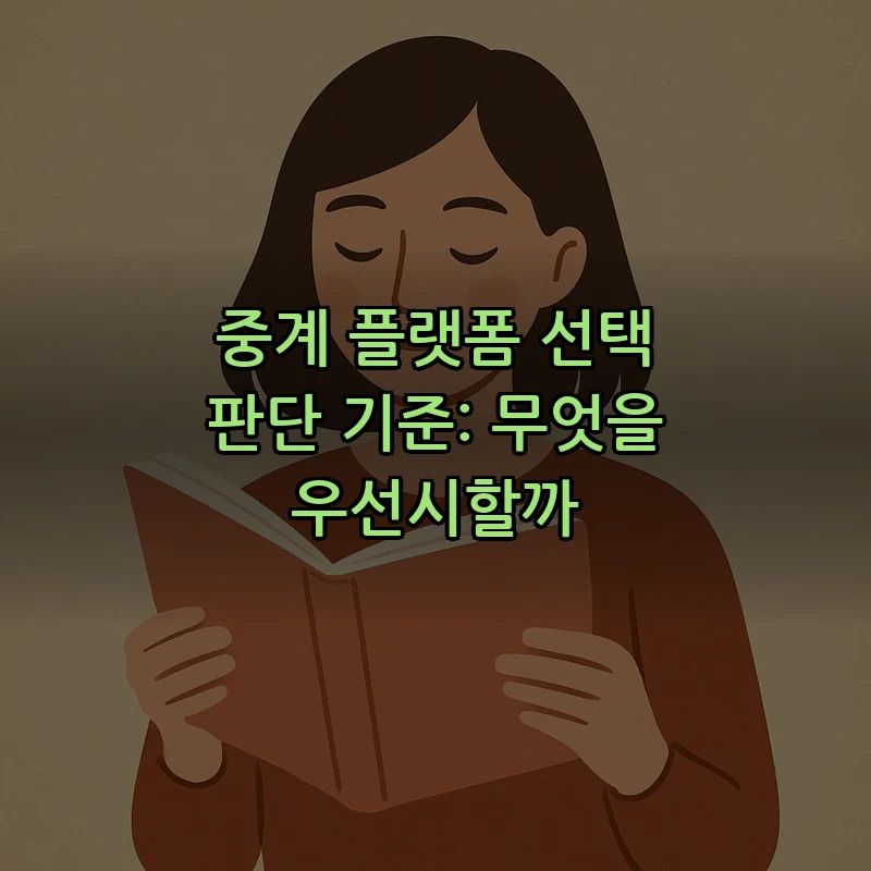 중계 플랫폼 선택 판단 기준: 무엇을 우선시할까