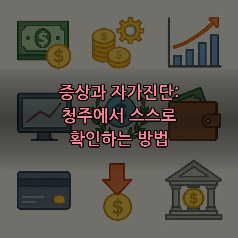 증상과 자가진단: 청주에서 스스로 확인하는 방법