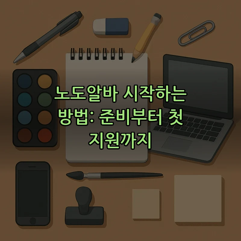 노도알바 시작하는 방법: 준비부터 첫 지원까지