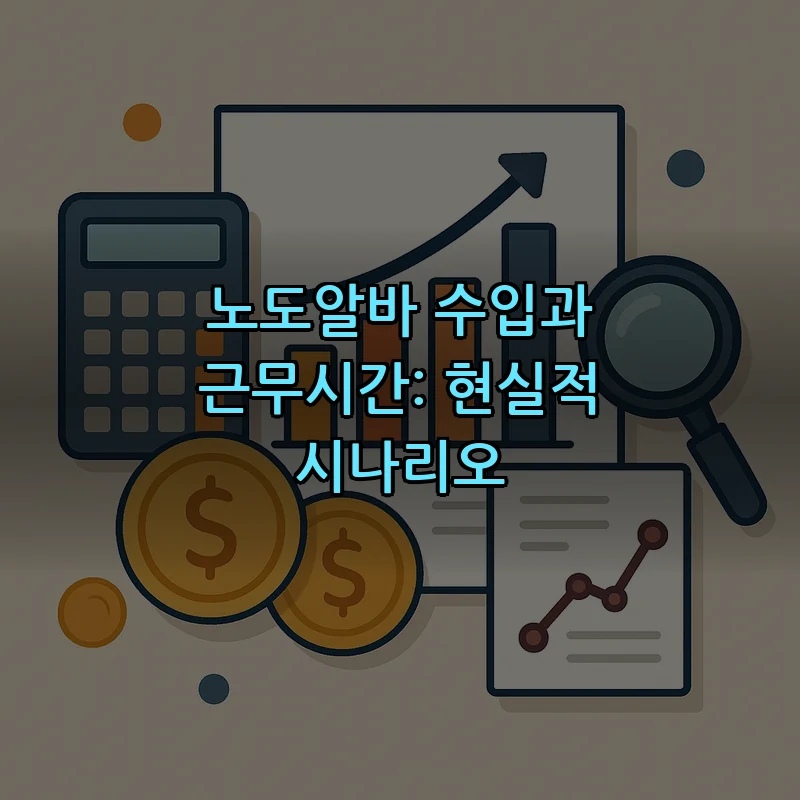 노도알바 수입과 근무시간: 현실적 시나리오