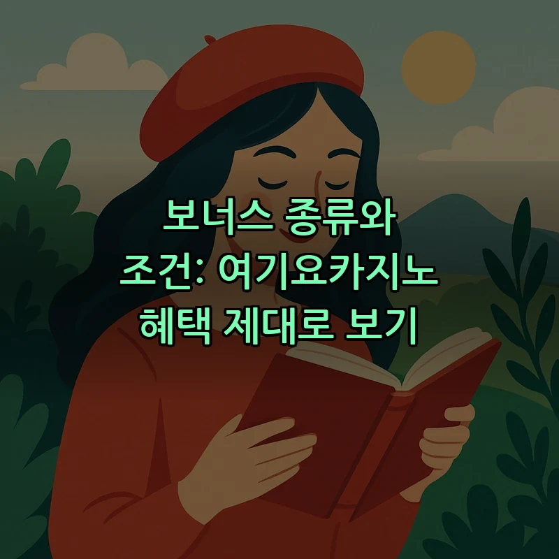 보너스 종류와 조건: 여기요카지노 혜택 제대로 보기