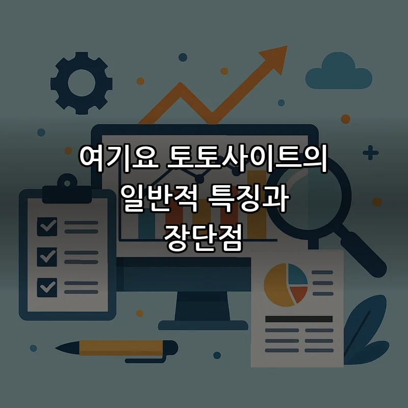 여기요 토토사이트의 일반적 특징과 장단점