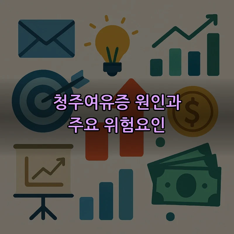 청주여유증 원인과 주요 위험요인