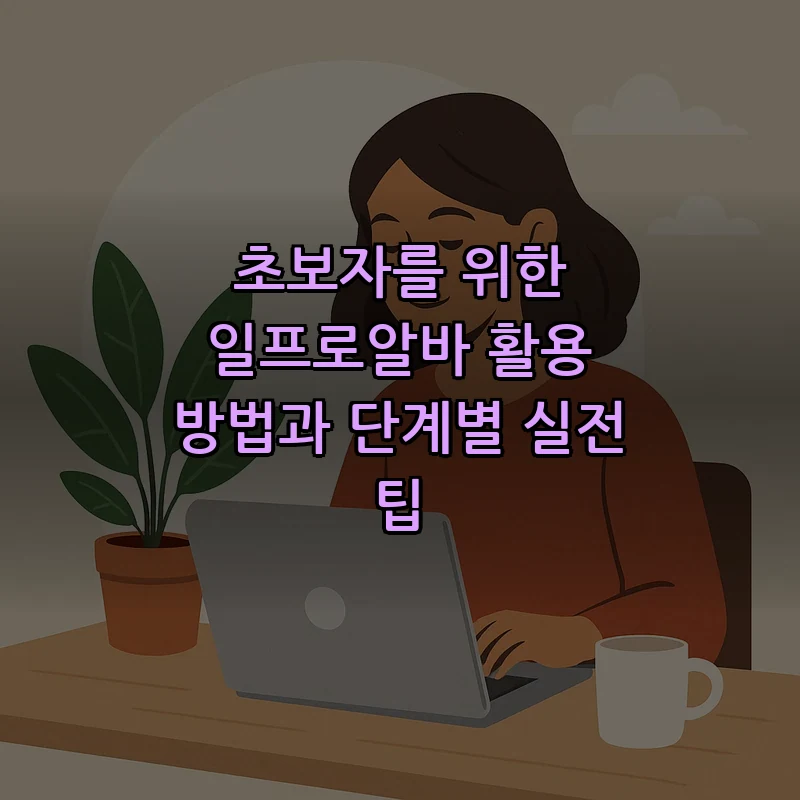 초보자를 위한 일프로알바 활용 가이드