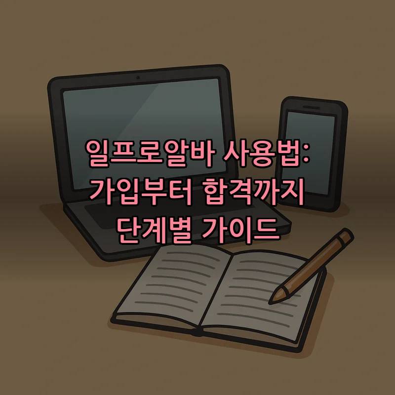 일프로알바 사용법: 가입부터 합격까지 단계별 가이드