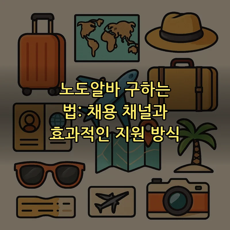 노도알바 구하는 법: 채용 채널과 효과적인 지원 방식