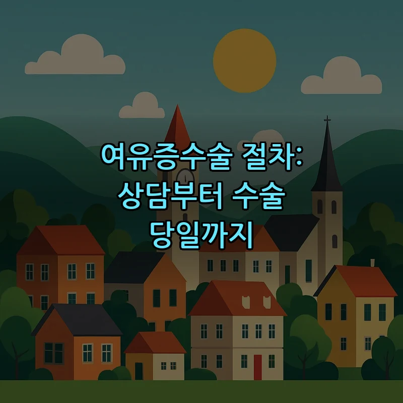 여유증수술 절차: 상담부터 수술 당일까지